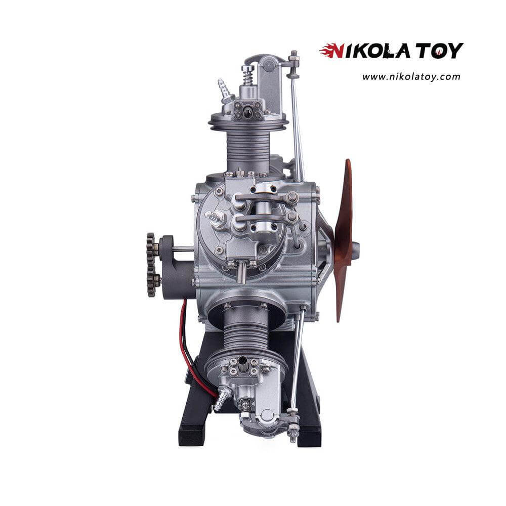 NIKOLATOY® Star shaped 5-cylinder engine model kits (250+Pcs)