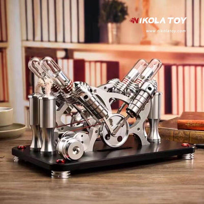 Stirling Engine V4 Model