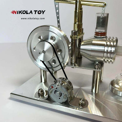 Alloy Stirling Engine+LED Lights