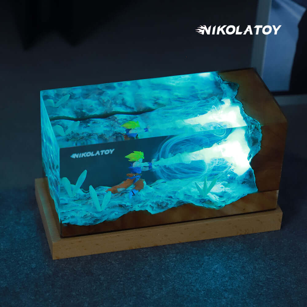 Kakarot Resin RGB Night Light Desktop Decoration