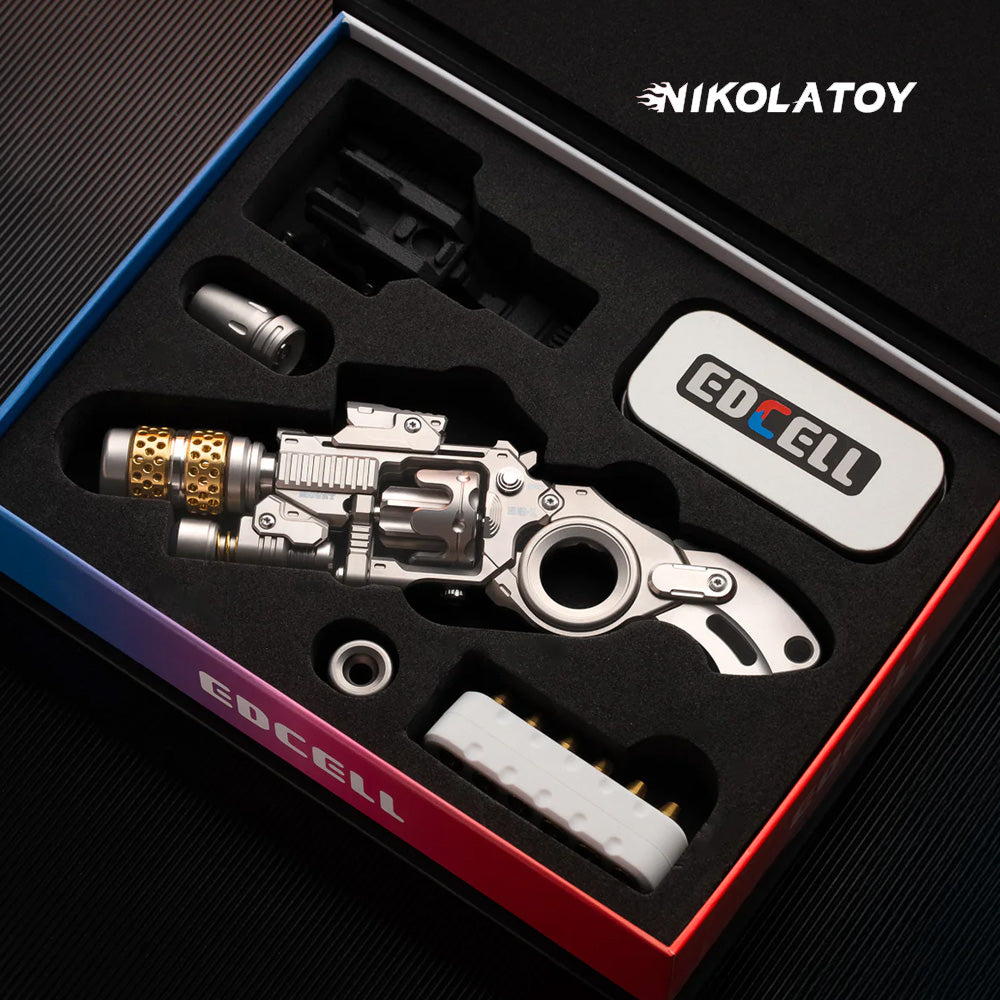 NIKOLATOY®New Titanium alloy revolver fidgets toy