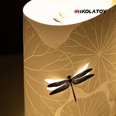 Dragonfly Glow Paper Lamp