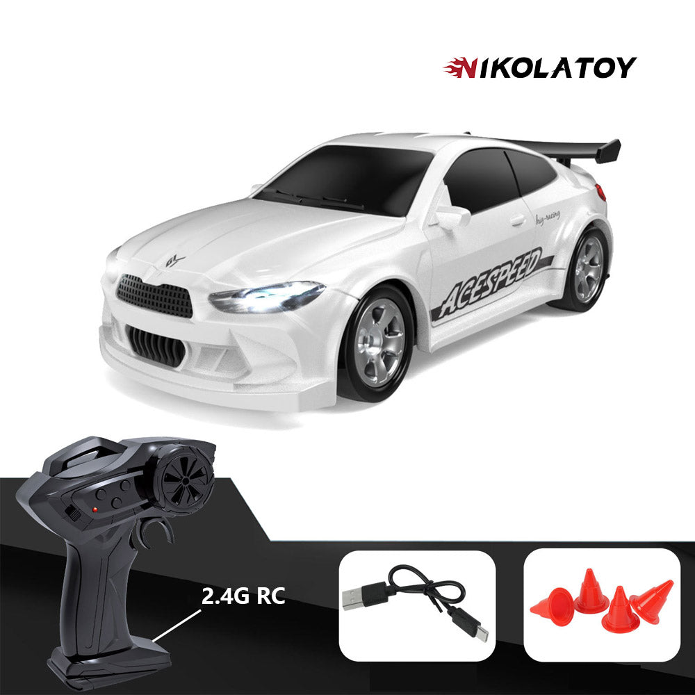 NIKOLATOY™ Miniature 1/64 four-wheel drive remote control stunt drifting car - BMW M4