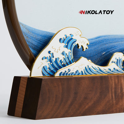Ride the Waves 3D Moving Sand Art