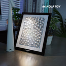 NIKOLATOY®Precision CNC alloy laser light effect art frame