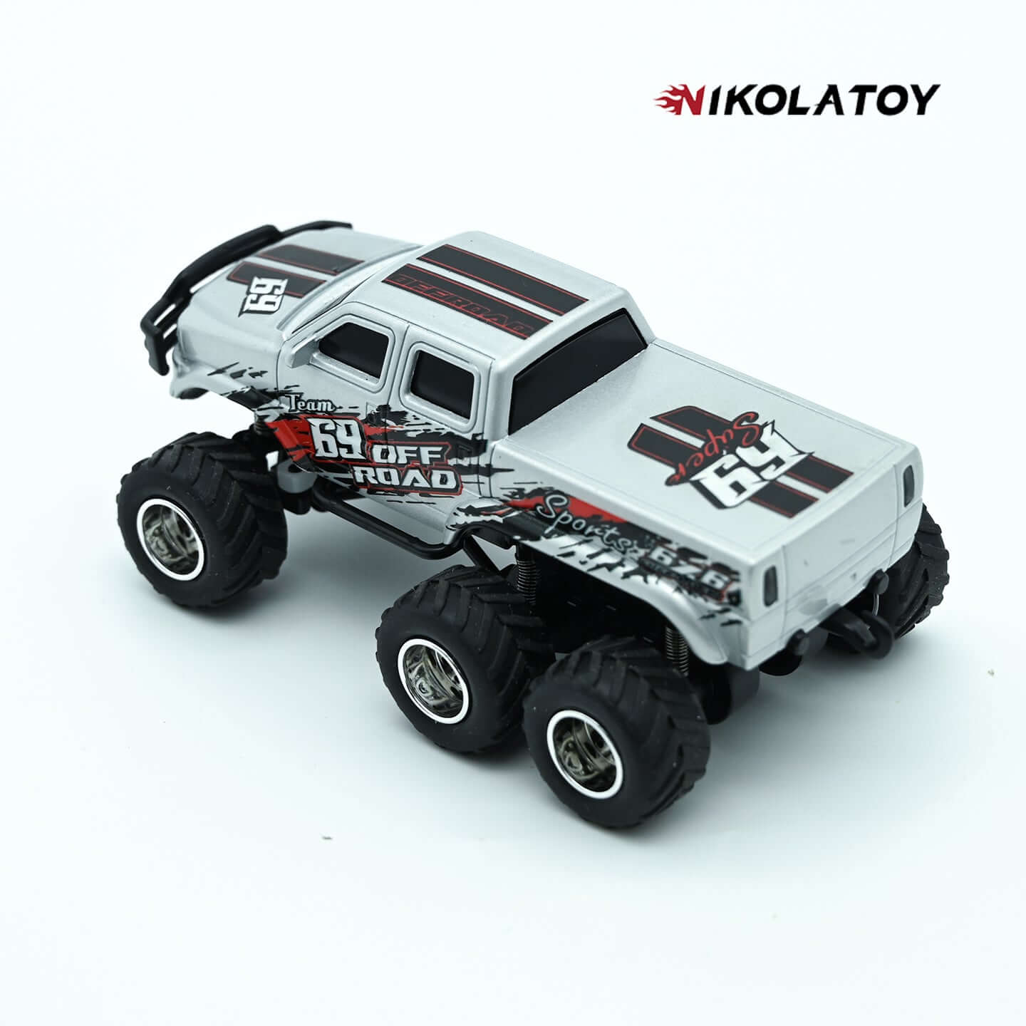 1:64 Six-Wheel ATV Vehicle Remote Control Car