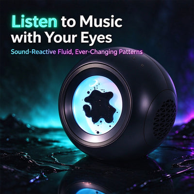 Tripod Stand Magnetic Fluid Bluetooth Speaker