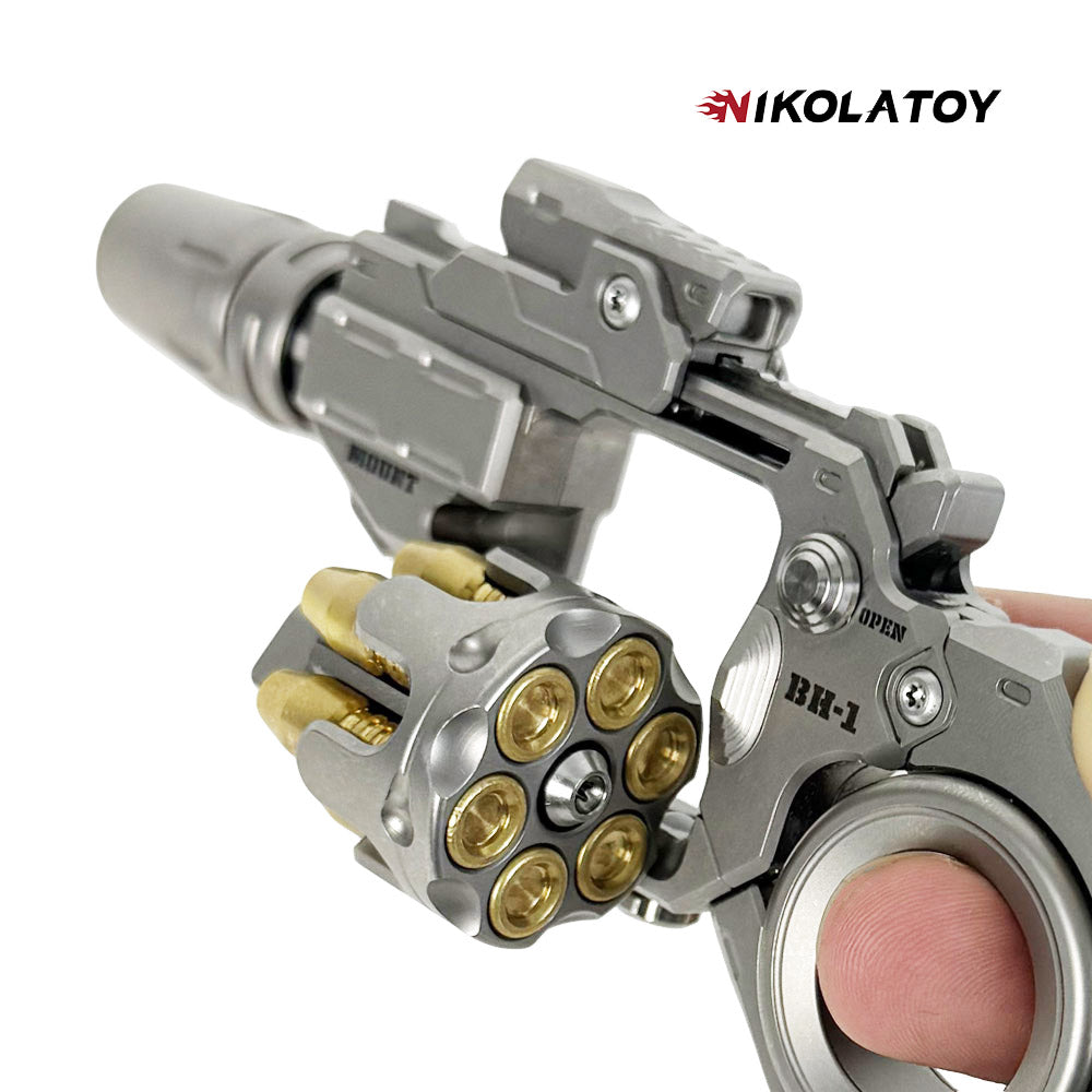 NIKOLATOY™ Alloy multifunctional revolver decompression toy