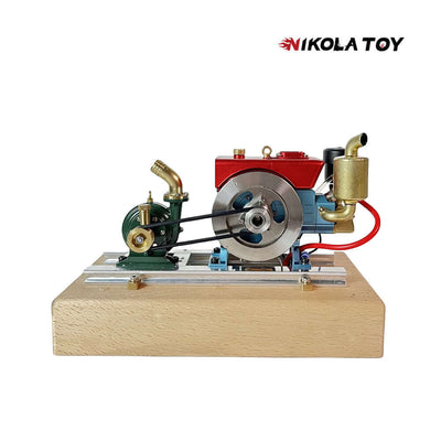 MUSA 1/8 2.6cc Mini Single-Cylinder Gas Powered Motor 4-Stroke Engine Model