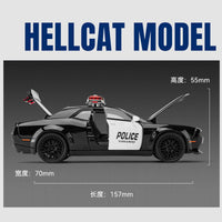 NIKOLATOY Alloy 1/32 Dodge Hellcat SRT Model Car - Nikola Toy