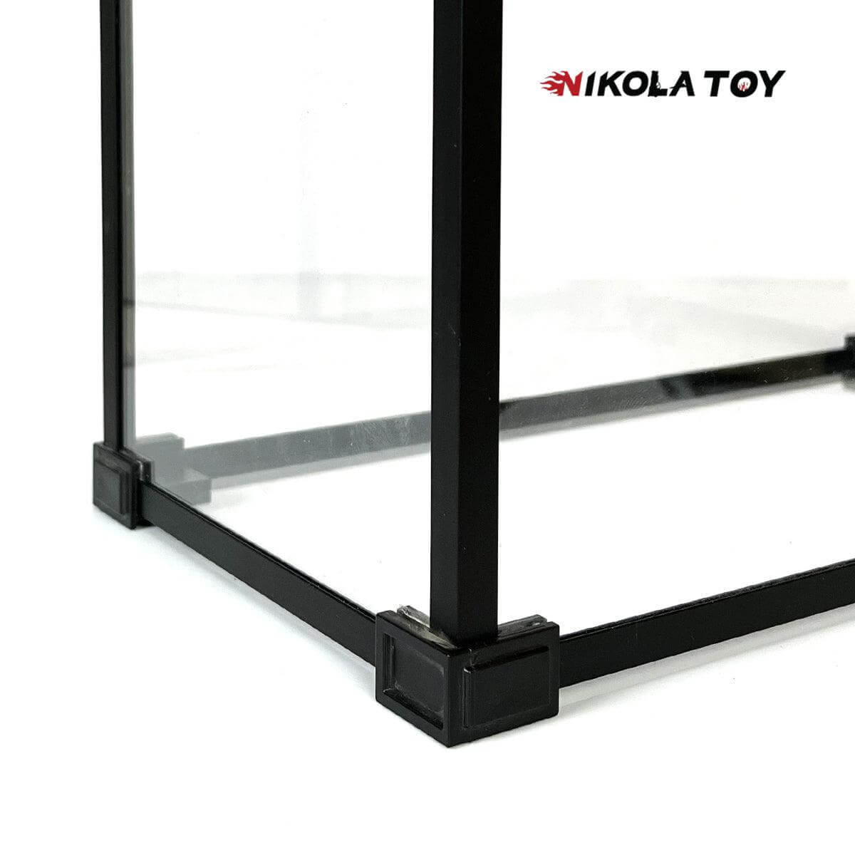 Alloy Frame High Transparent Dust Cover Storage Display Box