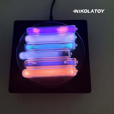 Tesla Plasma Reaction Glass Sealed  Rare Gas Light-Emitting Tube