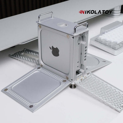 Modular Alloy Magnetic Suction Macmini Protective Shell