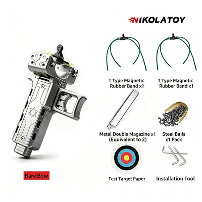 Grandmaster‑V10 Auto‑Loading Slingshot Double Magazine High‑Speed Target‑Practice Catapult