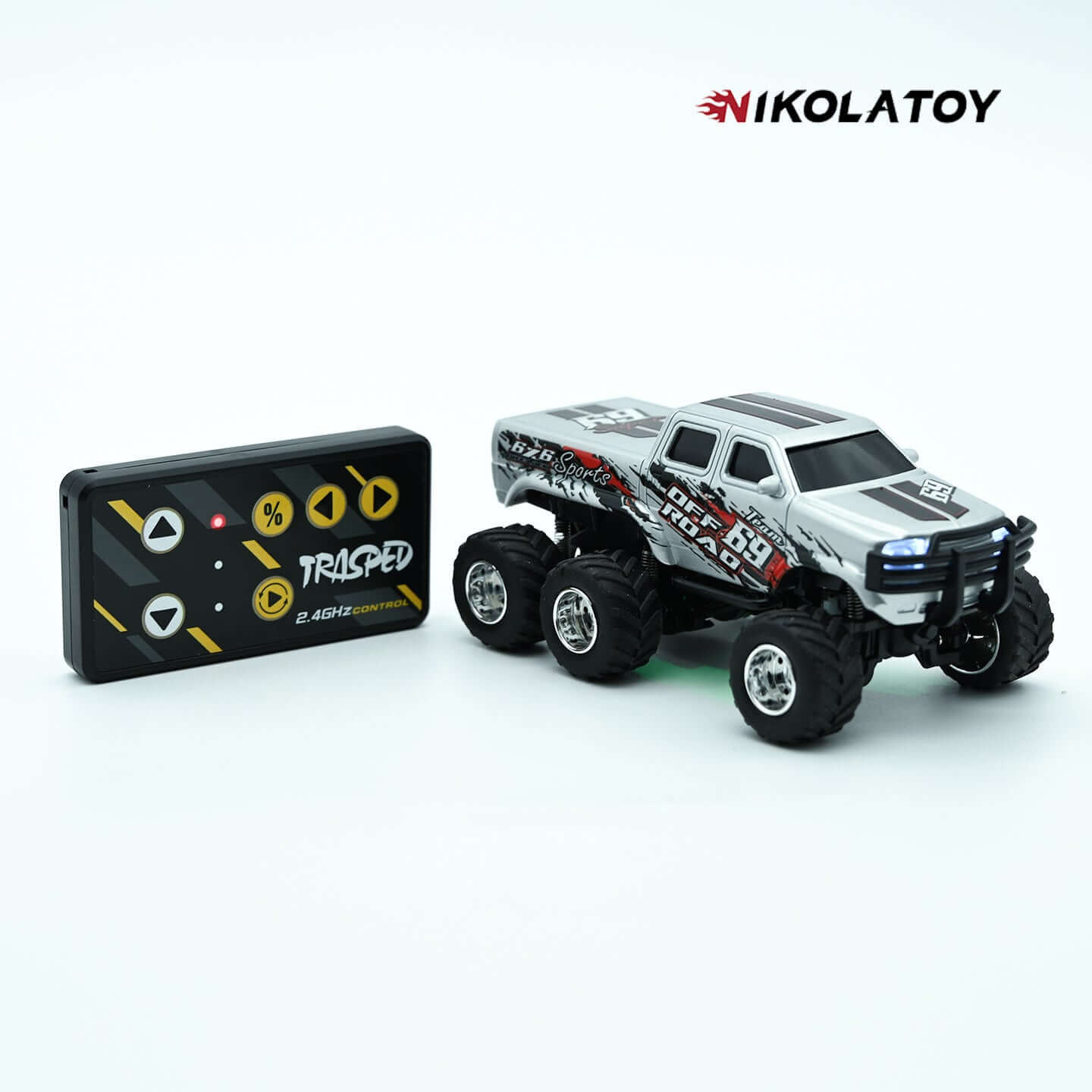 1:64 Six-Wheel ATV Vehicle Remote Control Car