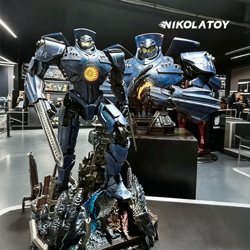 Pacific Rim Gipsy Danger P15 Mechanical Action LED Illuminated Figure Statue