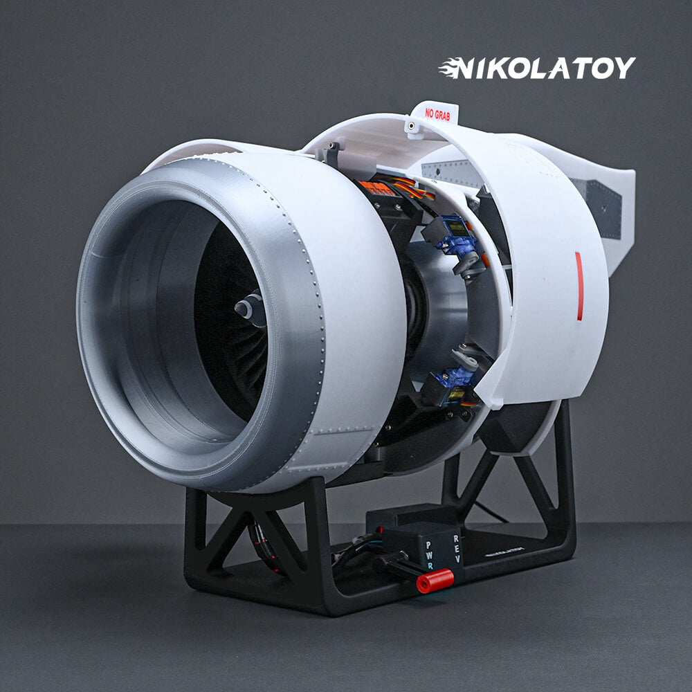 CFM56-5B Clamshell  Reverse Thrust Engine Model