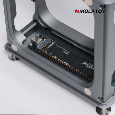 Modular Alloy Magnetic Suction Macmini Protective Shell
