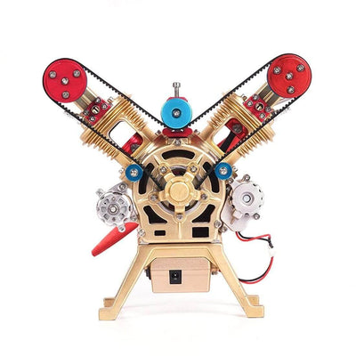 TECHING Alloy Mini Manual Assembly V2 Double- Cylinder Model Kits