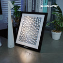 NIKOLATOY®Precision CNC alloy laser light effect art frame