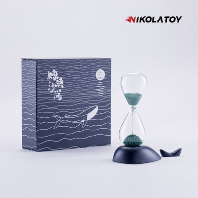 Whale Magnetic Sand Hourglass Creative Gift Box