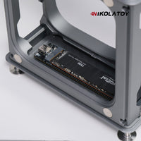 NIKOLATOY™ Modular alloy magnetic suction Macmini protective shell