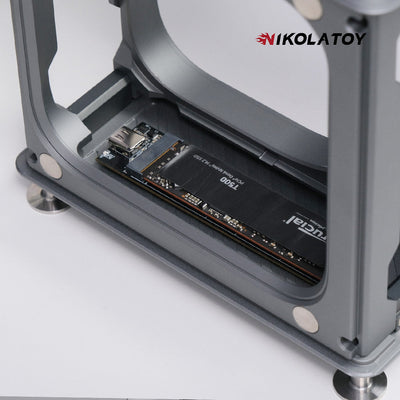 Modular Alloy Magnetic Suction Macmini Protective Shell