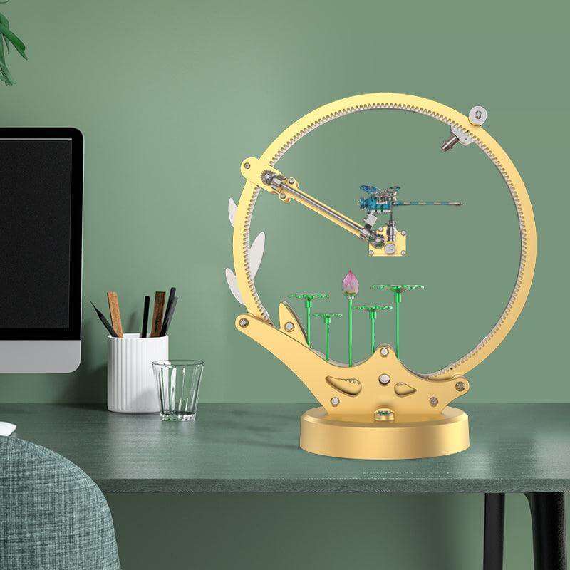 TECHING Flying Dragonfly Kinetic Sculpture 3D Metal Model DIY Kits