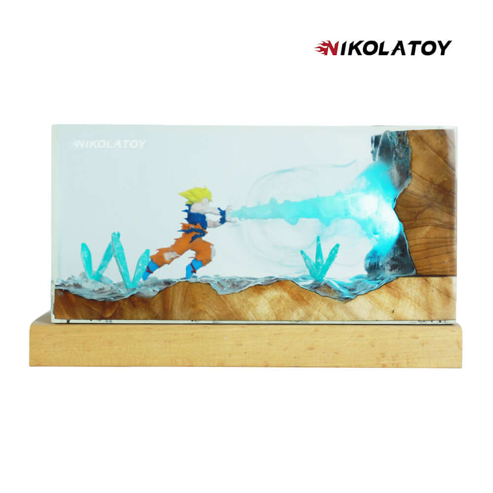 Kakarot Resin RGB Night Light Desktop Decoration