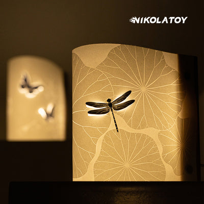 Dragonfly Glow Paper Lamp