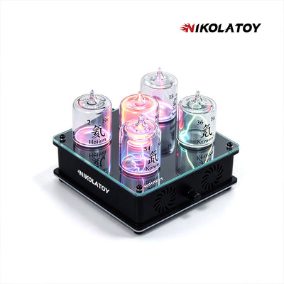 Noble Gas Cylinder Glow Tube Set
