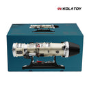 NIKOLATOY®Turbofan Engine Model Kit that Works F35 Military Fighter Jet Engine Kits 600+PCS