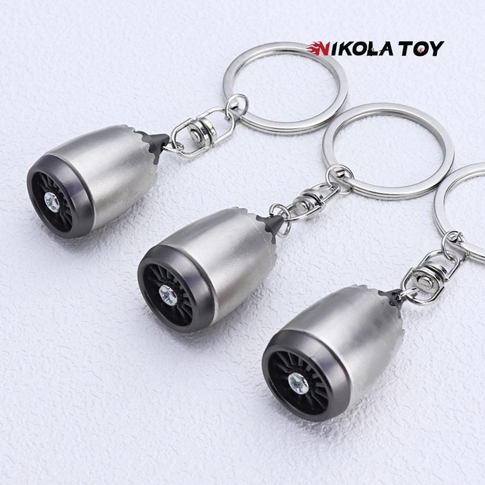 NikolaToy™ CNC Precision Turbofan Engine Keychain – Nikola Toy