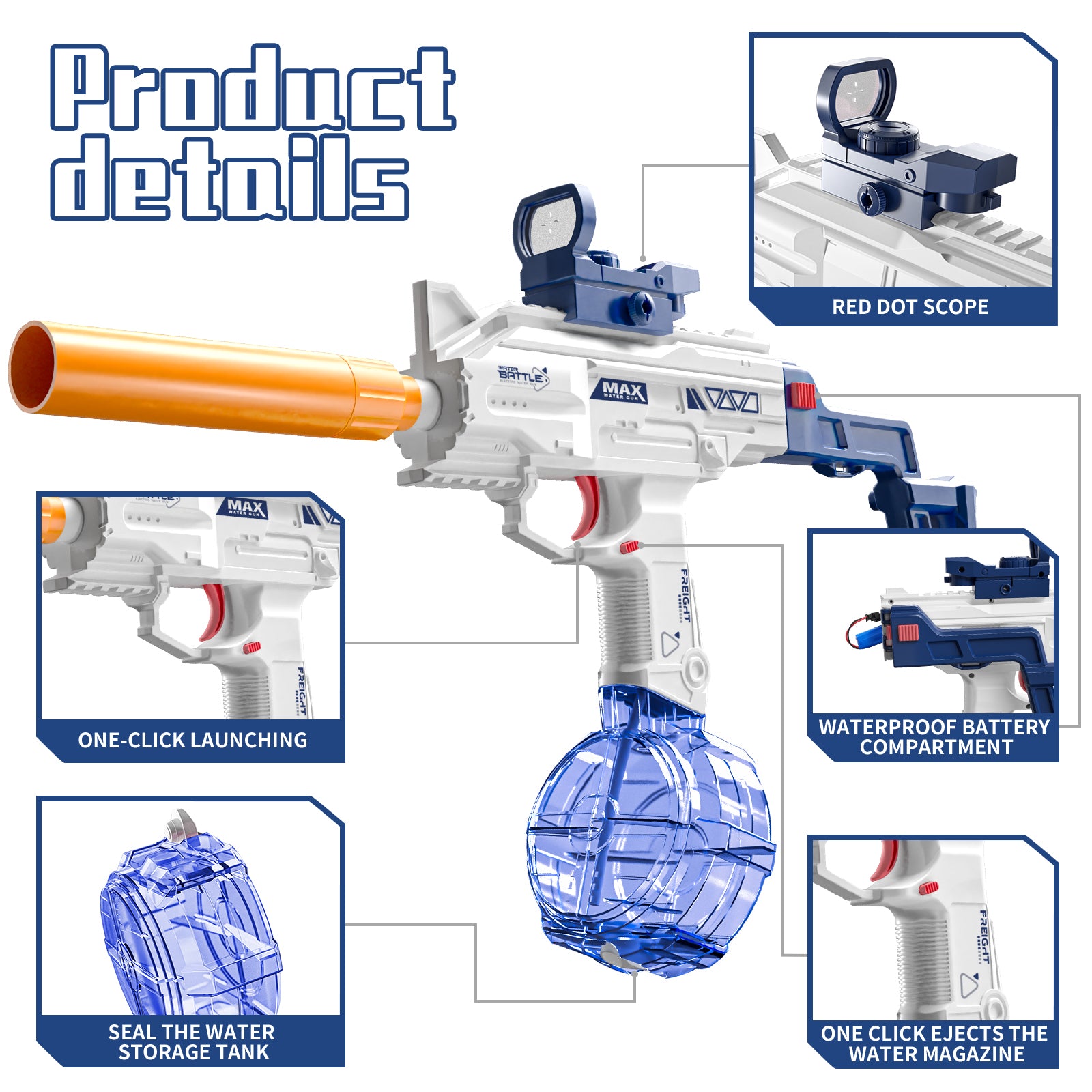 UZI Water Gun - Nikola Toy