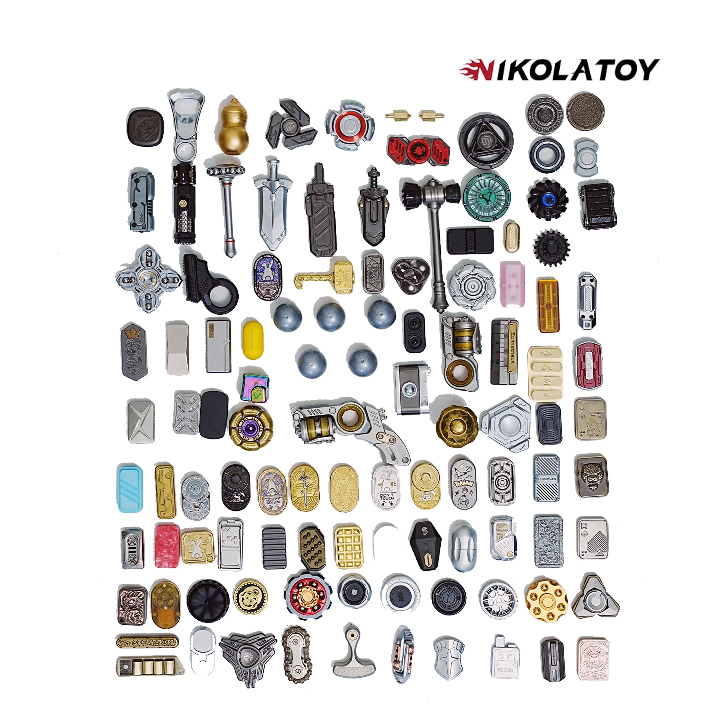 NIKOLATOY®Silver level EDC fidgets toy Mystery Ball