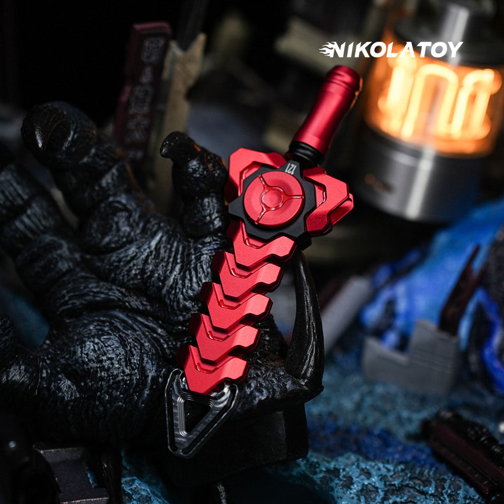 Rattlesnake Sword Red Black Luminous Version