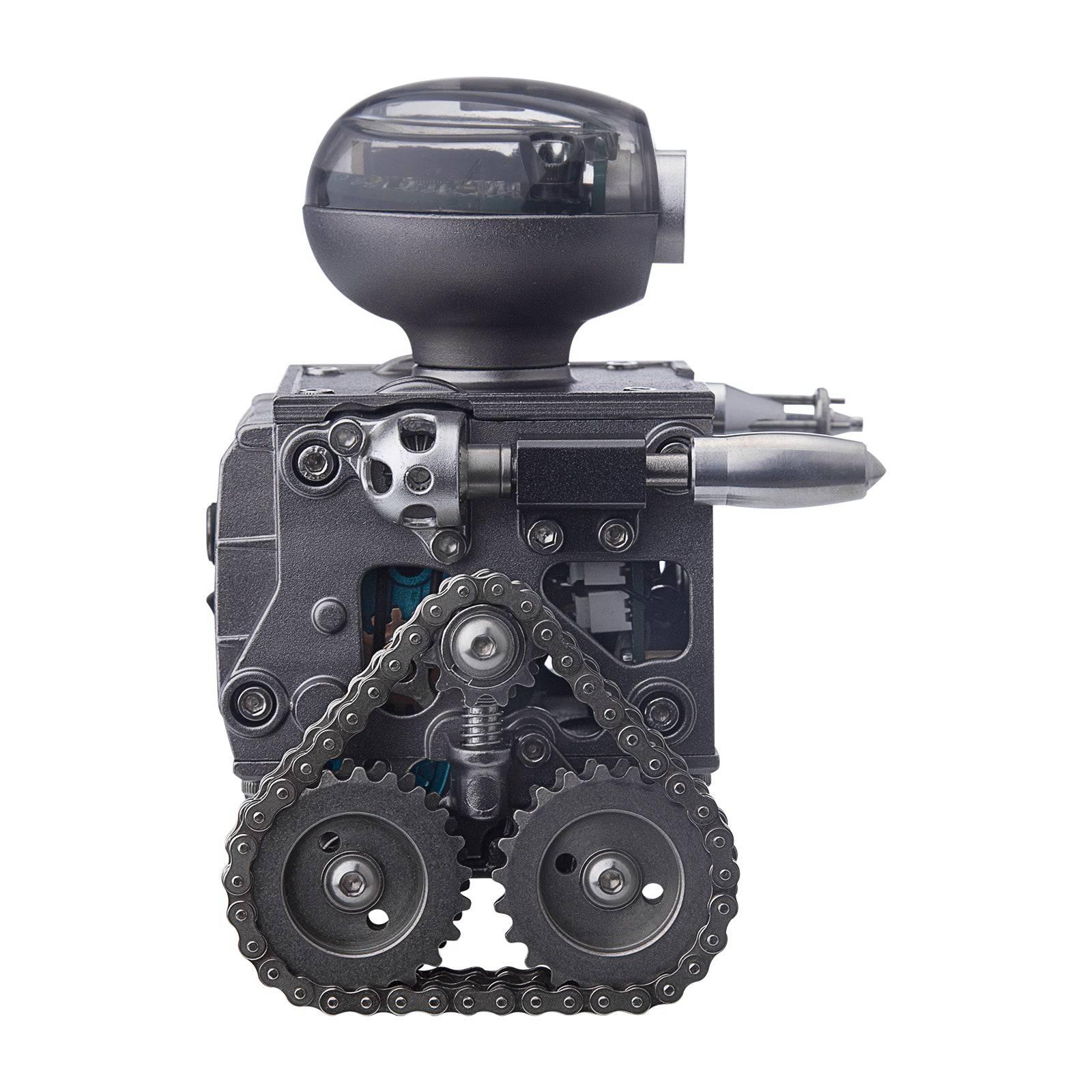 TECHING 160PCS Metal Remote Control Tank Robot Building Kits Bluetooth Speaker - Nikola Toy