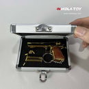 18K Gilded Desert Eagle Keychain - Nikola Toy