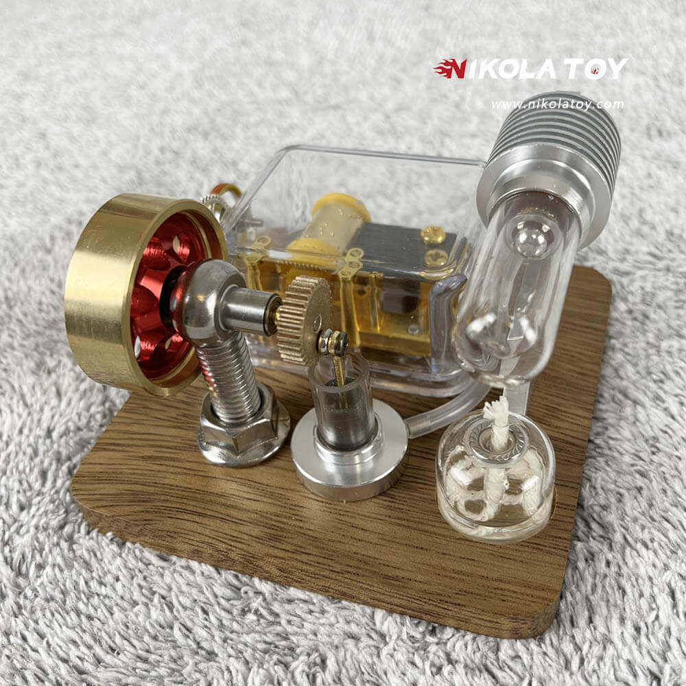 Stirling Engine Music Box