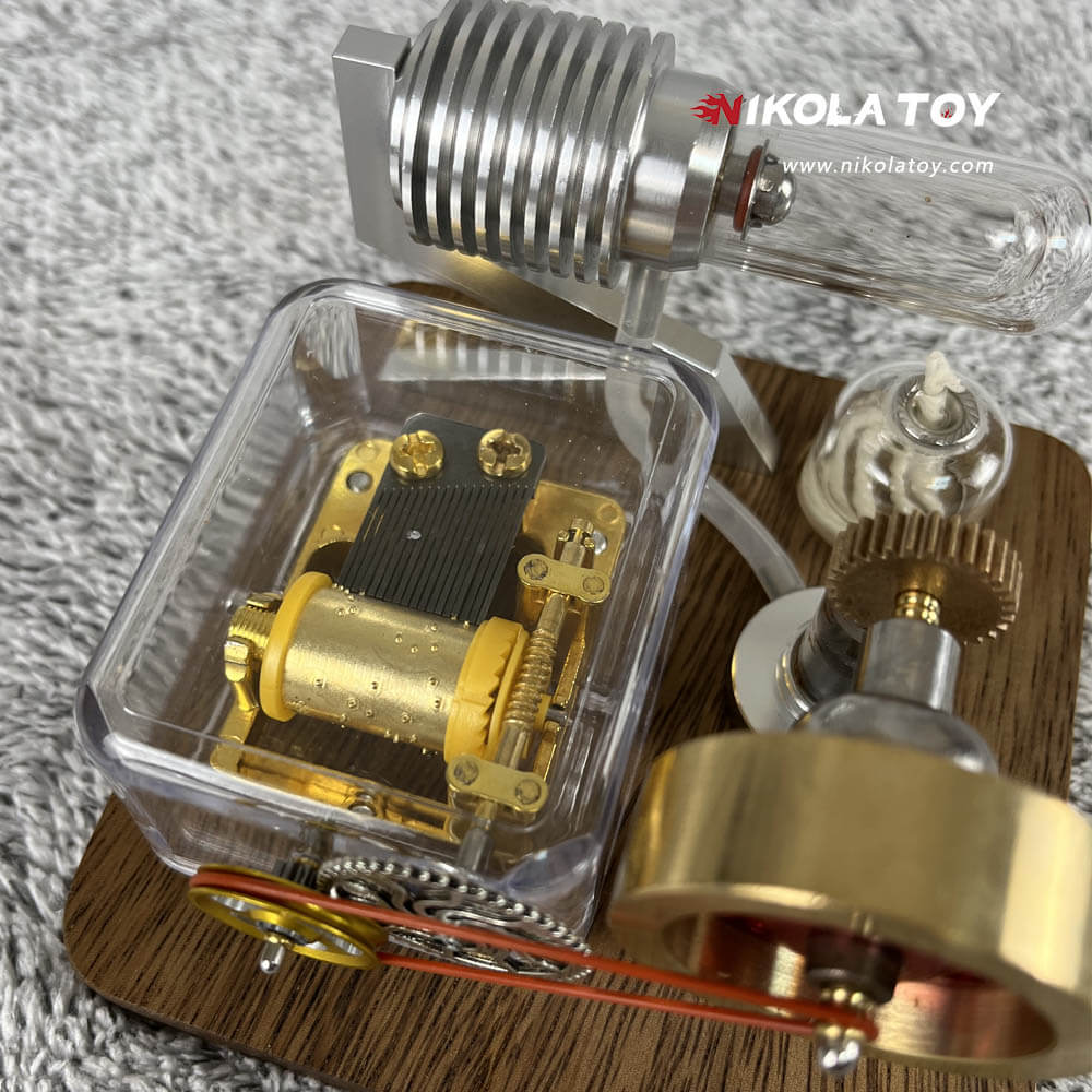 NikolaToy™ Stirling engine music box – Nikola Toy