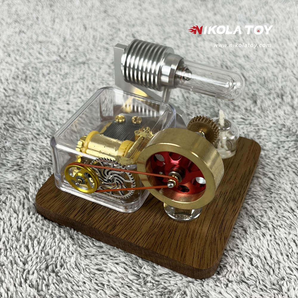 Stirling Engine Music Box