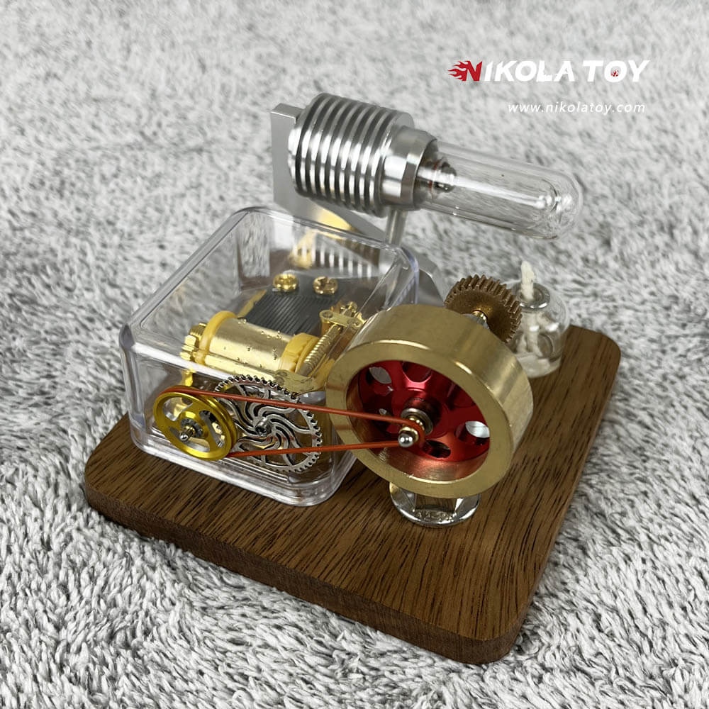 NikolaToy™ Stirling engine music box – Nikola Toy