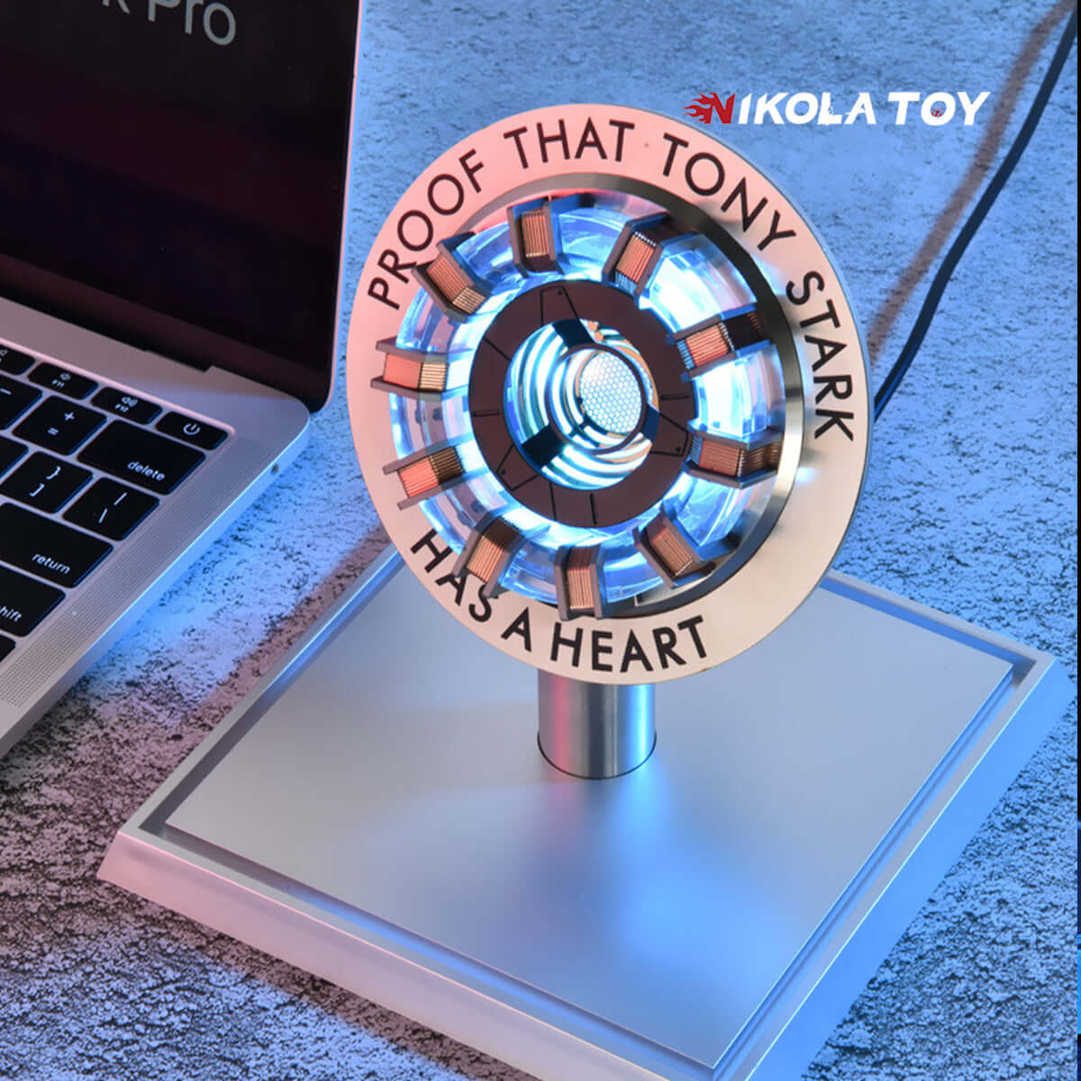鉢・プランター earnest hearts Daru ironman Tony Stark Heart Arc Reactor — Mostarle