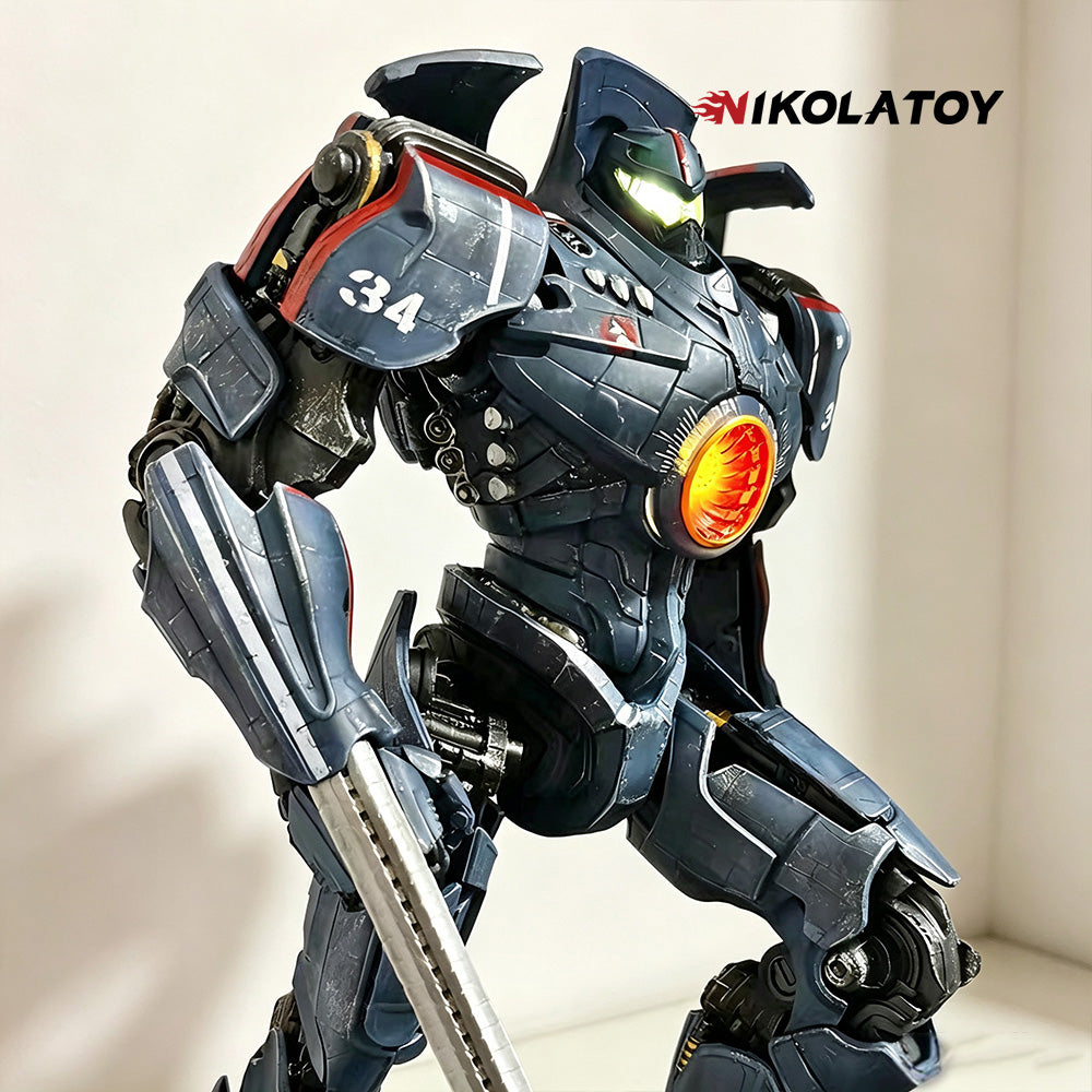 Pacific Rim Gipsy Danger P15 Mechanical Action LED Illuminated Figure Statue