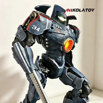 Pacific Rim Gipsy Danger P15 Mechanical Action LED Illuminated Figure Statue