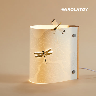 Dragonfly Glow Paper Lamp