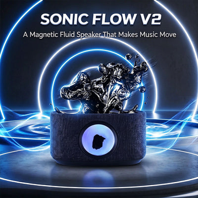 Magnetic Fluid Bluetooth Speaker with Wireless Charge Funcation