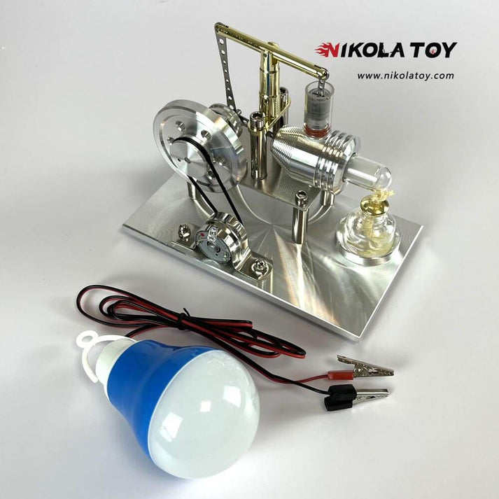 NikolaToy™ New Stirling engine+LED lights Nikola Toy