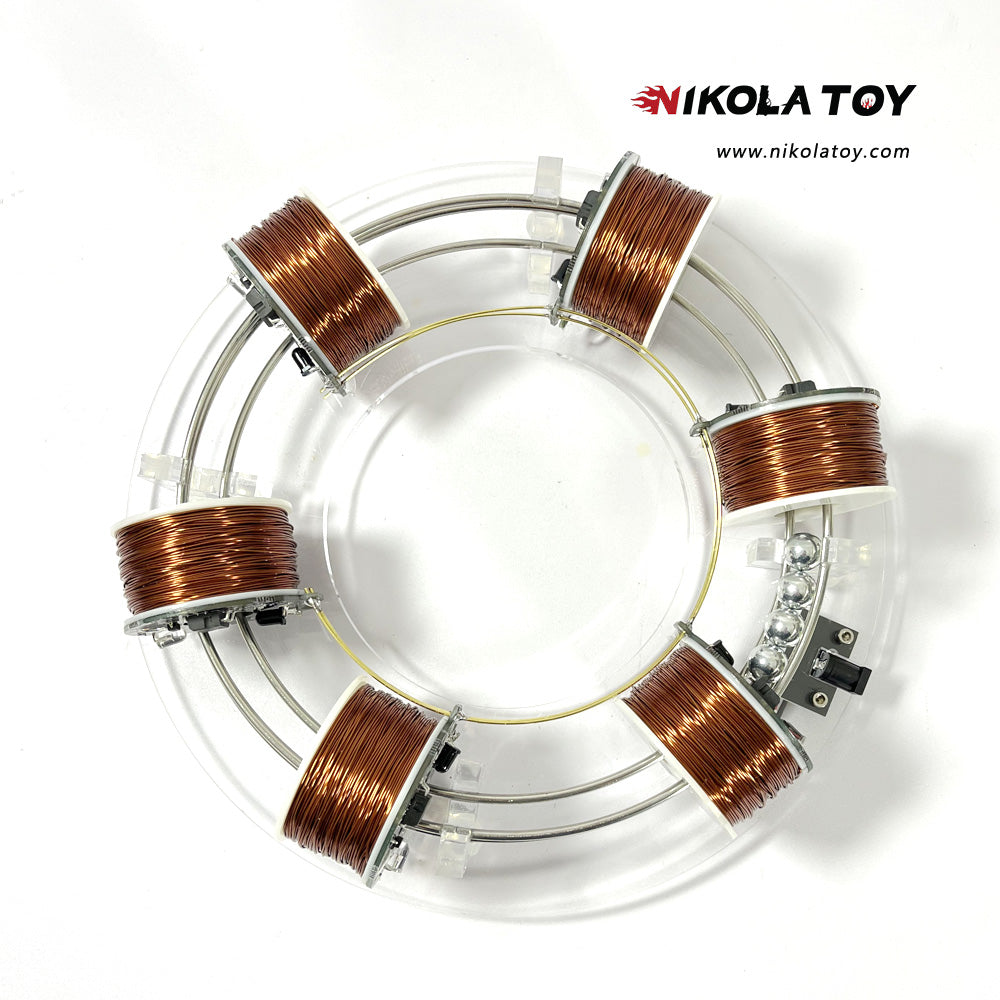 High tech electromagnetic coil accelerator - Nikola Toy