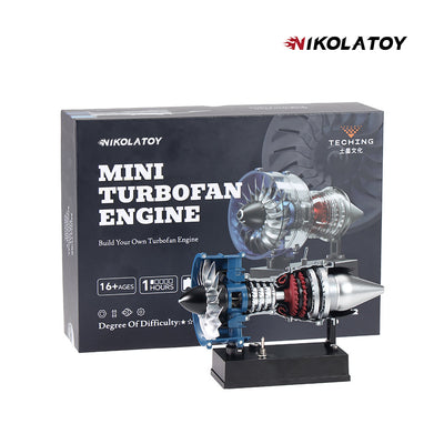 TECHING Small Size Turbofan Engine Model - DIY KIT（7In）
